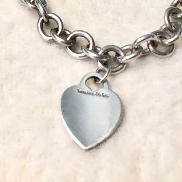 TIFFANY & CO Heart Tag Charm Necklace - Picture 2 of 4